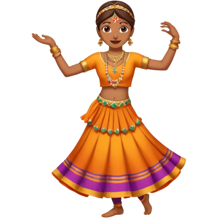 Índia dançando emoji
