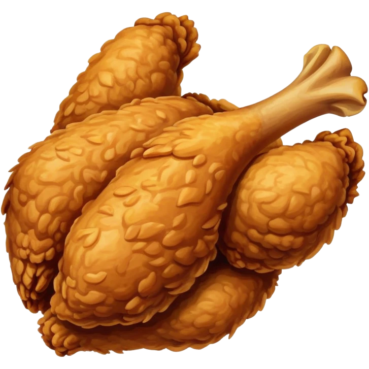 Fried chicken emoji