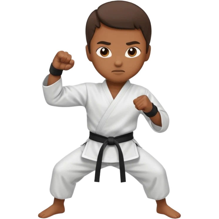 martial arts emoji
