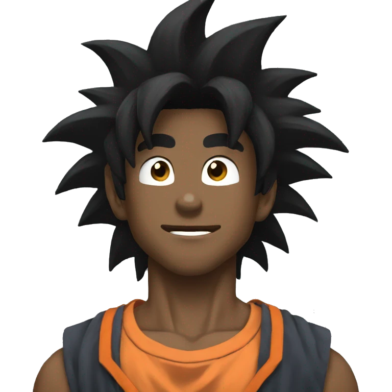 Black goku emoji