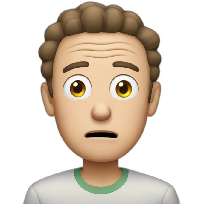 morty embarrassed emoji