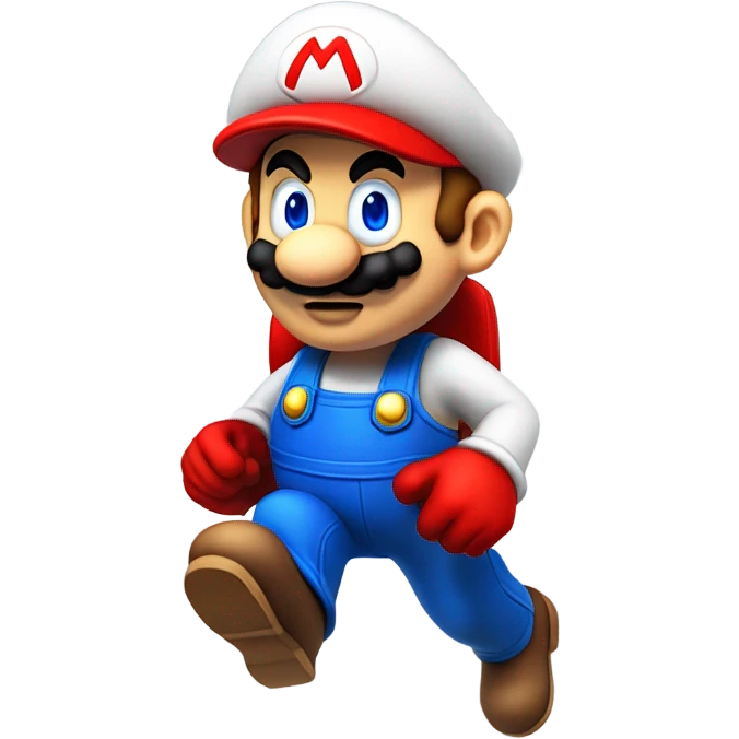 Mario has been on a mission  emoji