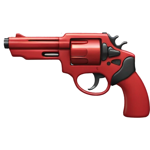 Red gun emoji