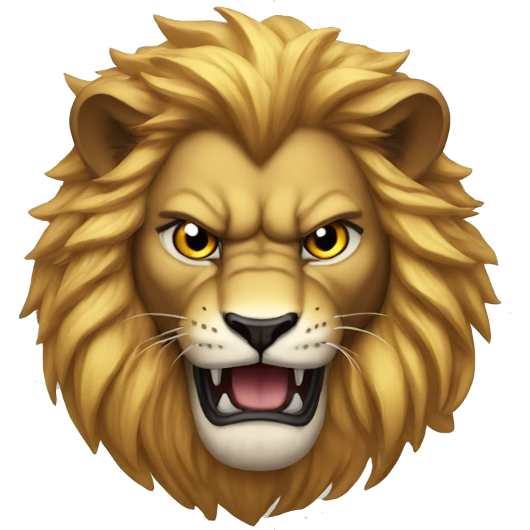 lion paladin angry emoji