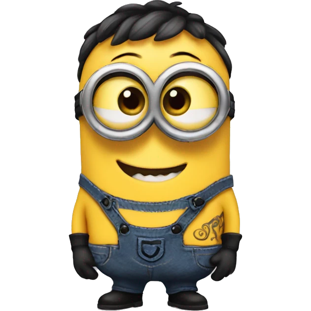 A Minion with face tattoos  emoji