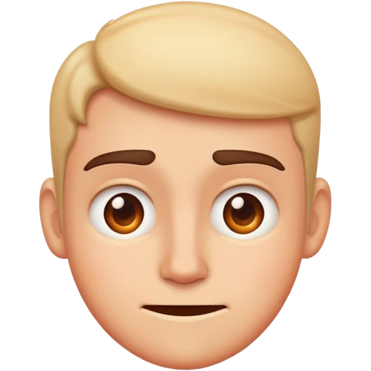 Annoyed smiling emoji