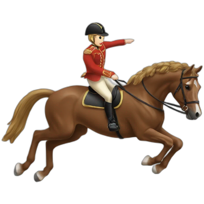 Cheval saut emoji