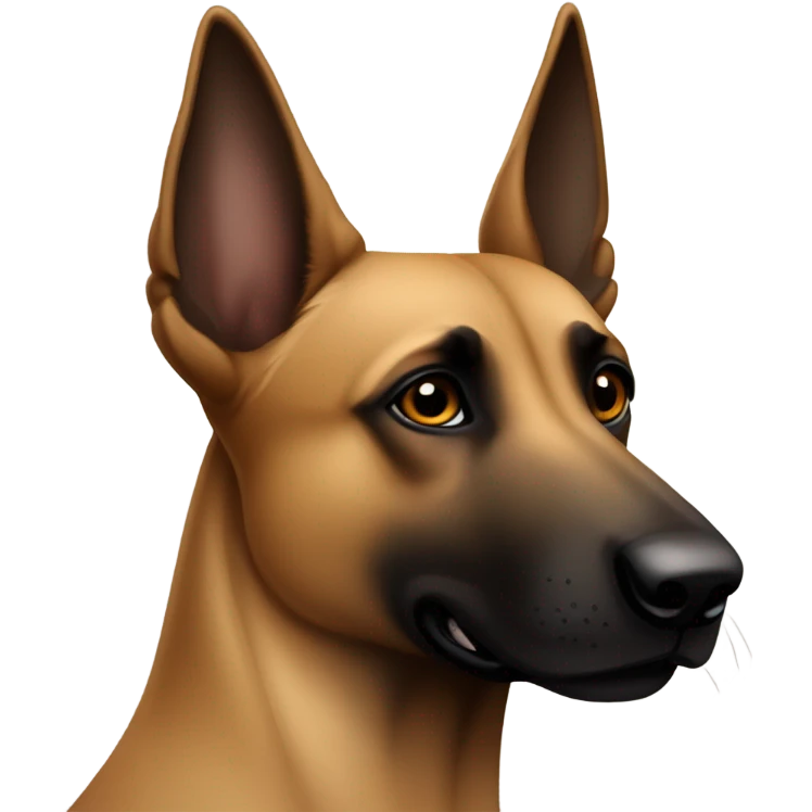 Belgian mallnois dog breed emoji