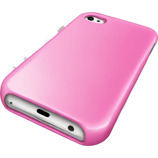 Pink iPhone emoji