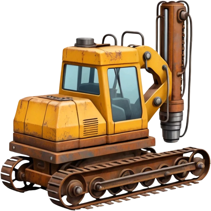 generate a drill machine on tracks emoji