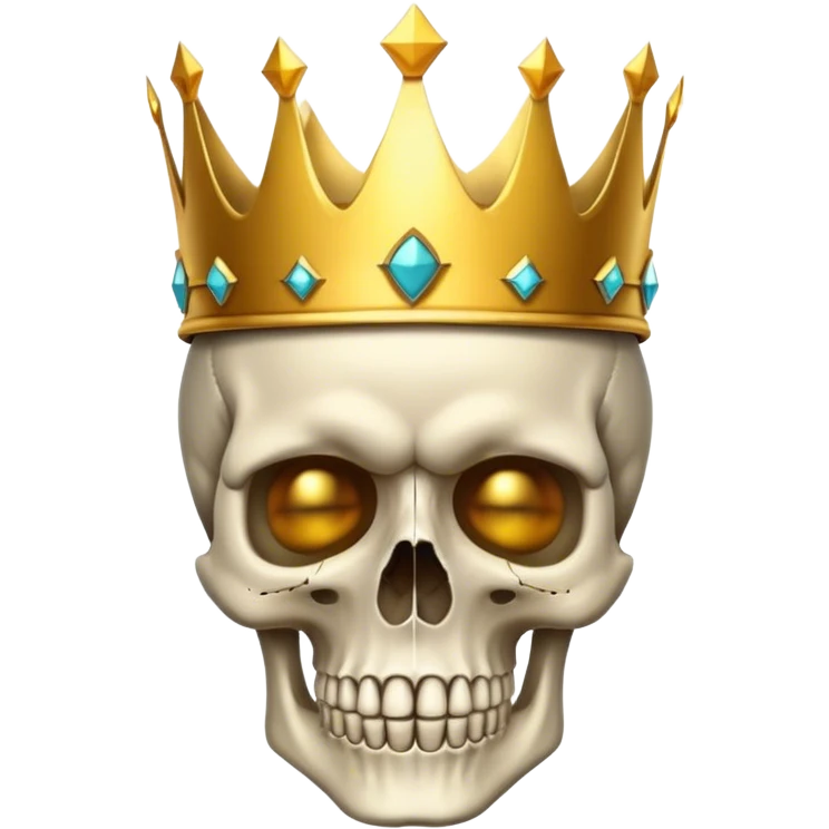 skull with a crown emoji