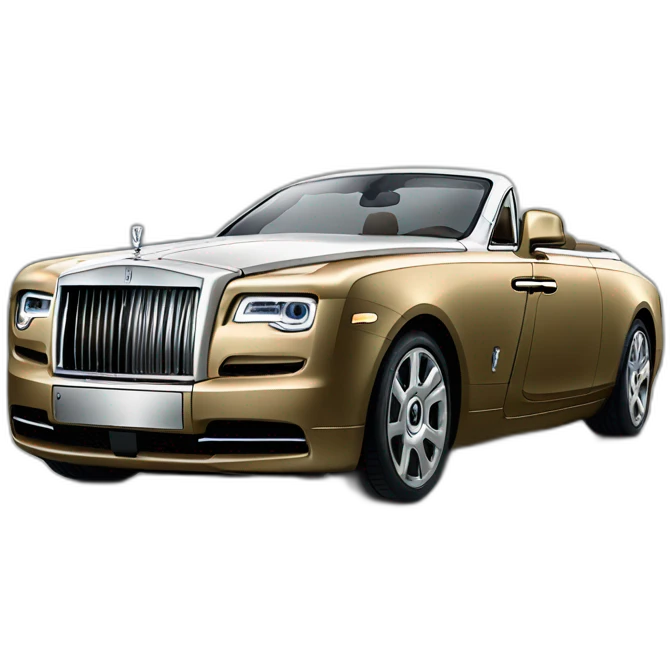 Rolls royce golden emoji