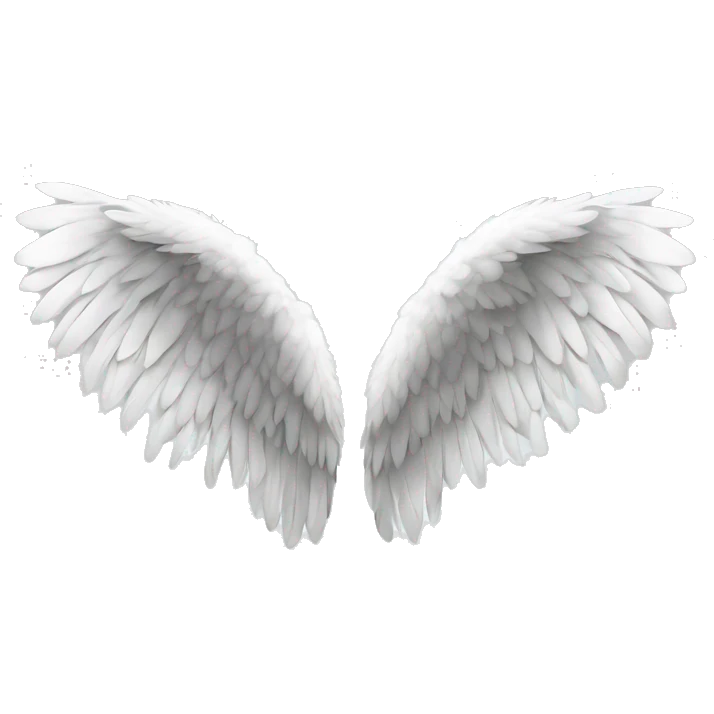 Victoria’s Secret white angel  wings  emoji