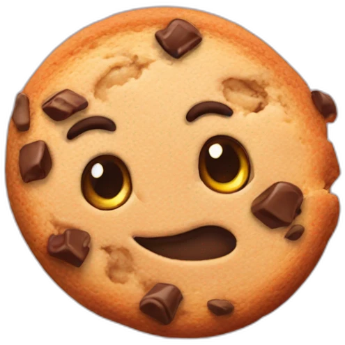 flying cookie emoji
