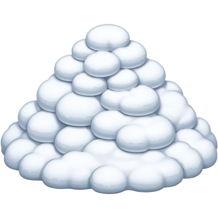 Snow emoji