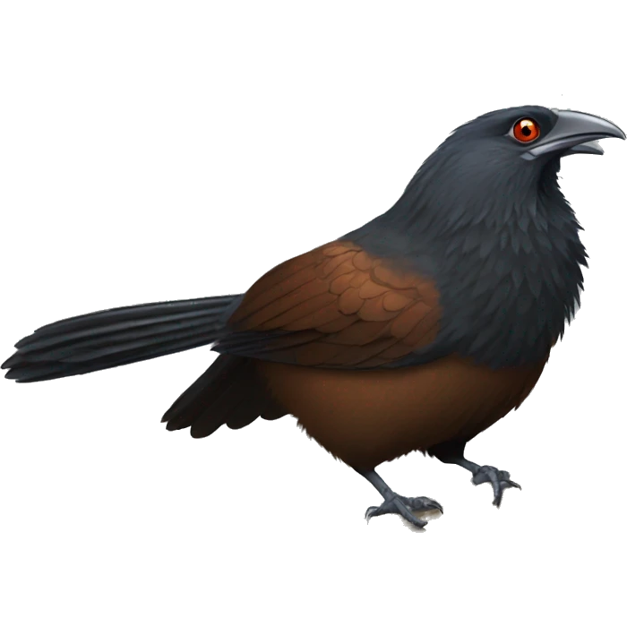 Greater coucal emoji