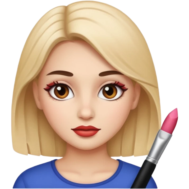 Girl face makeup  emoji