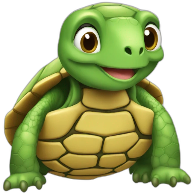 Tortue sur chat emoji
