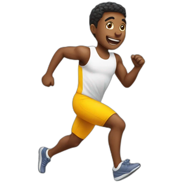 Runing emoji