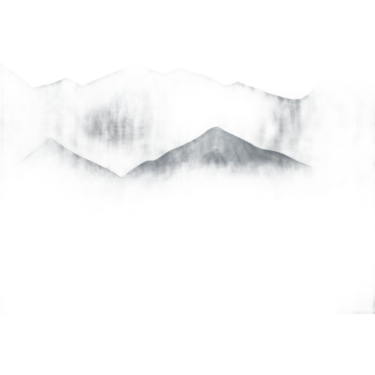 mountains with a dark grey background emoji