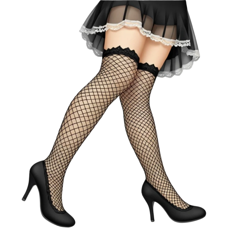 Fishnet stocking emoji