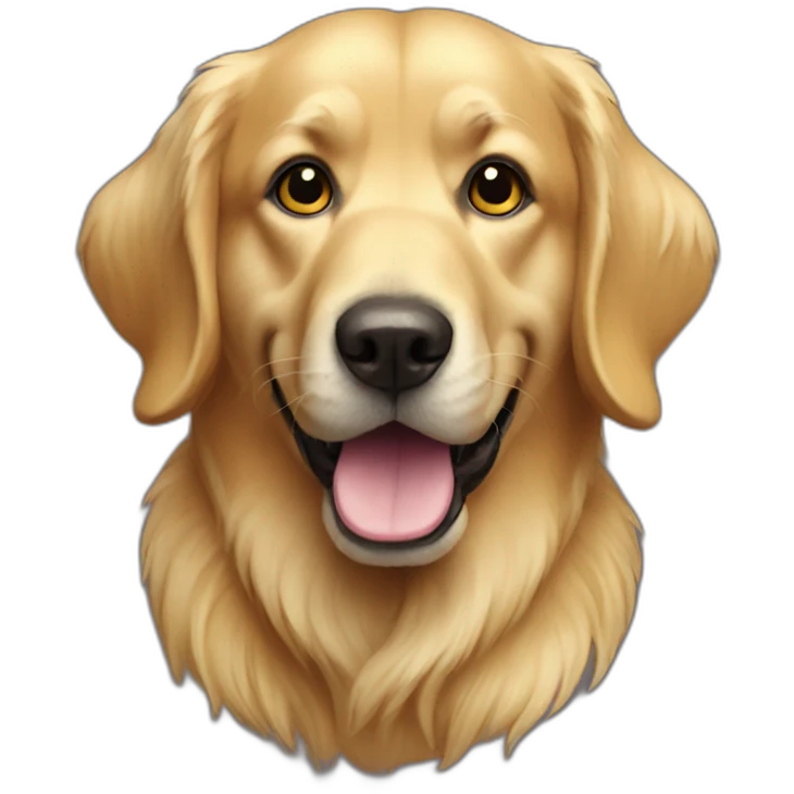 halloween golden retreiver emoji