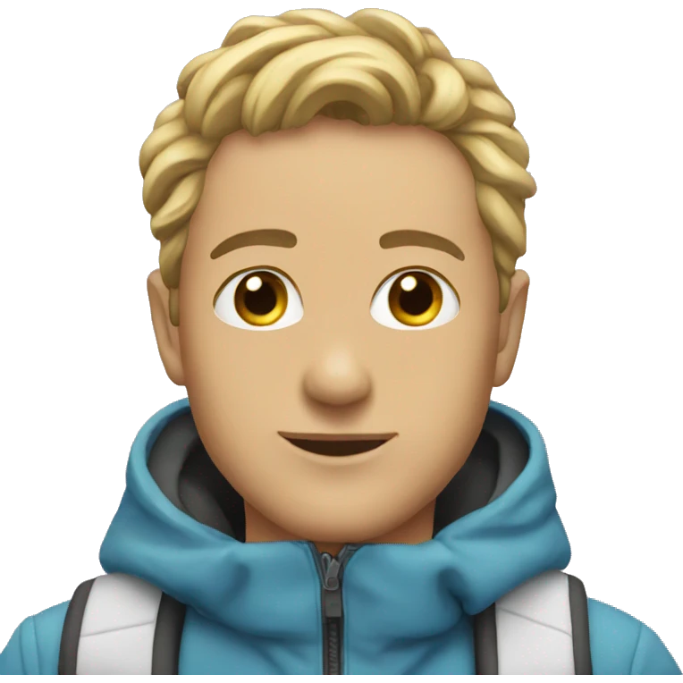 Aesthetic ski emoji