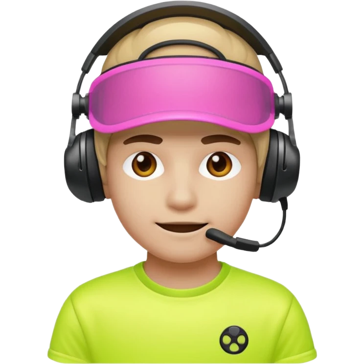 Neon Visor Gamer emoji