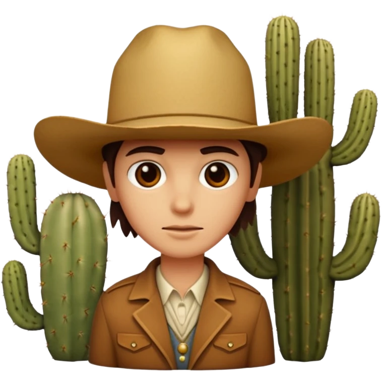 Western Cast deset cactus emoji