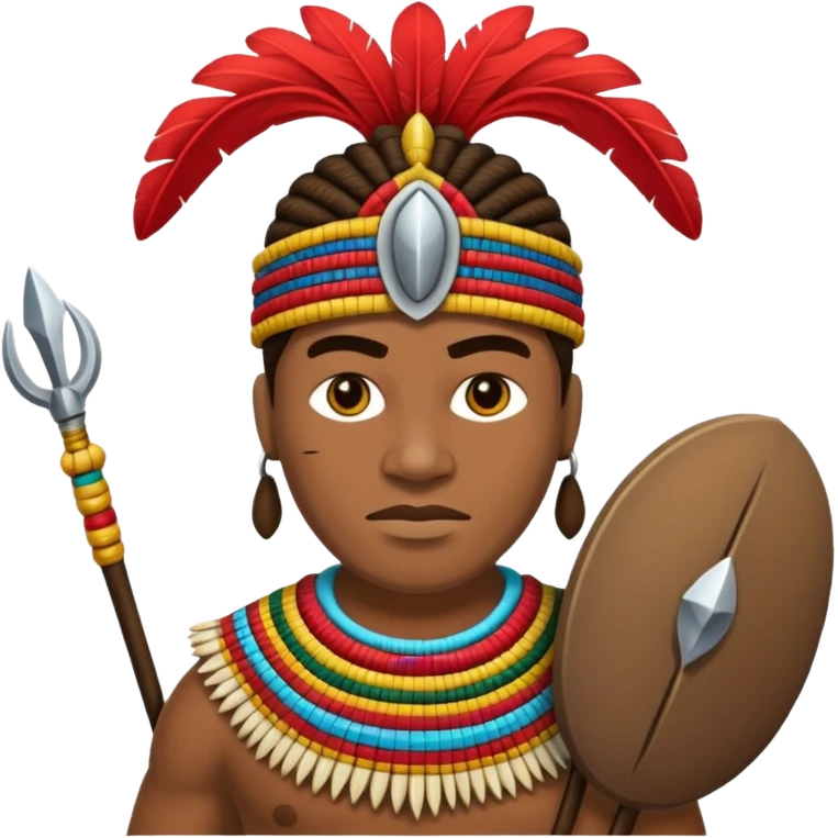 Zulu warrior hat isicholo emoji