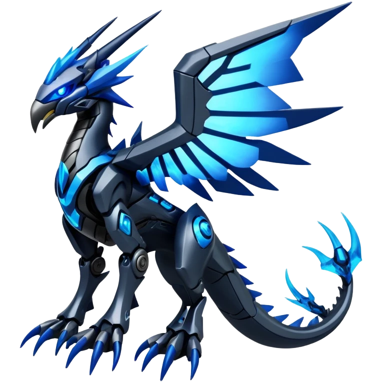 Punk’ish Edgy Futuristic Badass Dark Gothic Zekrom-Dialga-Aurorus-Amaura-Hybrid-Creature emoji