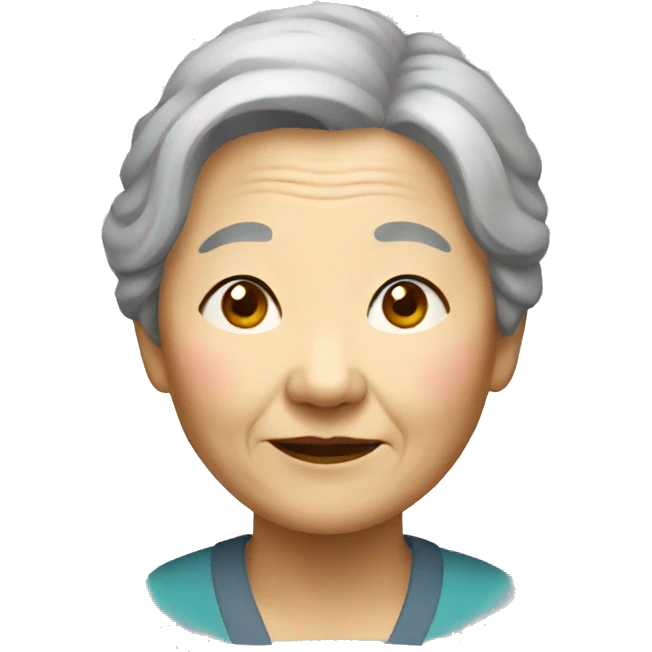 Chinese old woman emoji