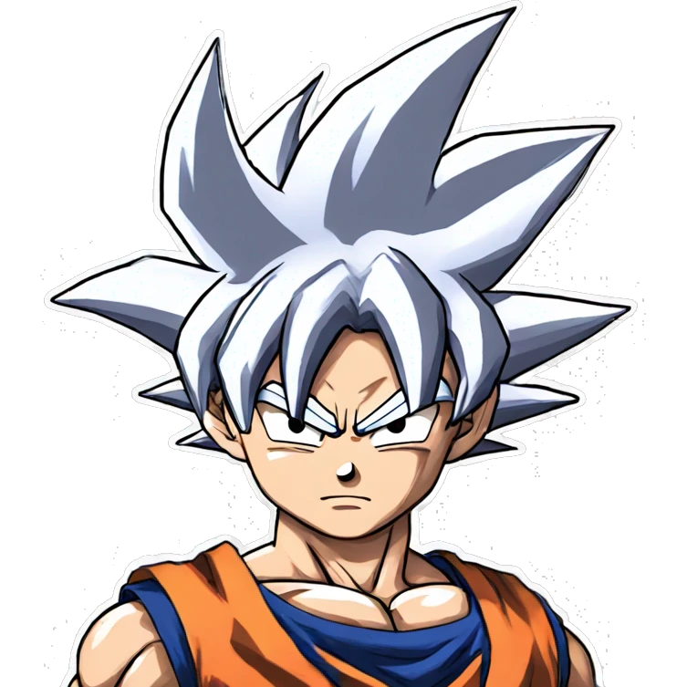 Goku ultra instinct emoji