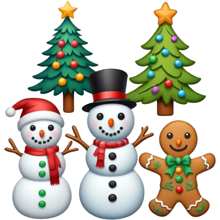 Christmas aesthetic sticker pack emoji
