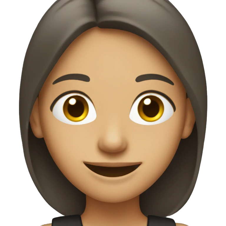 smiling girl in car interior emoji