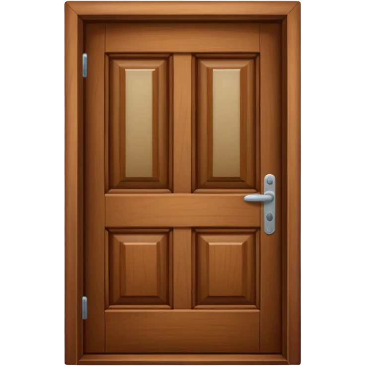 A door emoji in the style of Apple emoji. emoji
