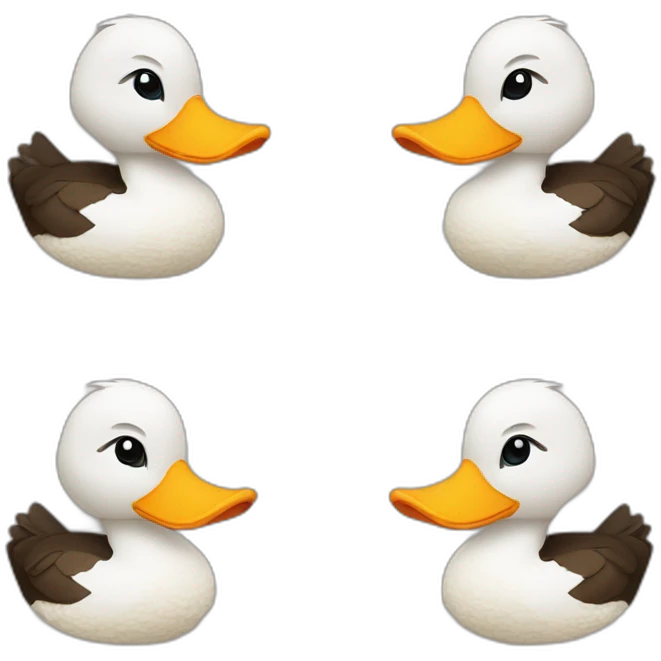 Un canard en croché  emoji