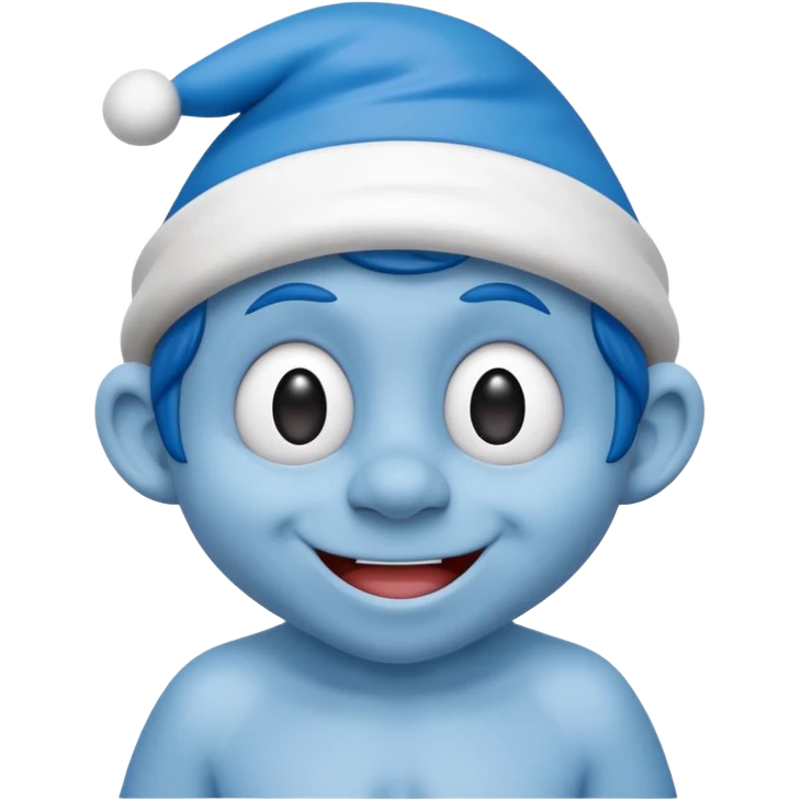 Make me a Smurf emoji emoji