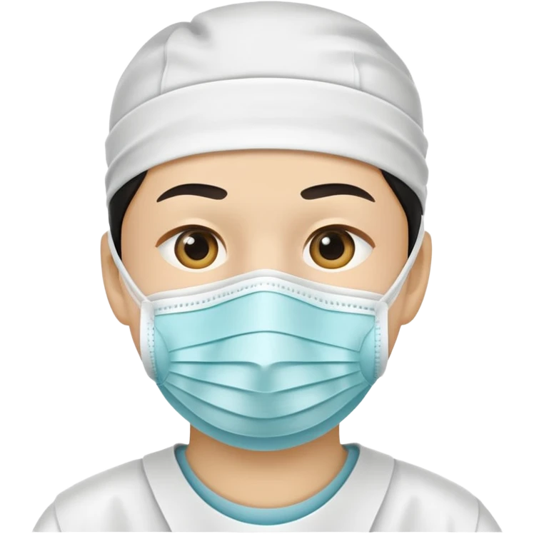 medical face mask only emoji