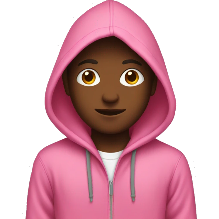 Pink hoodie  emoji