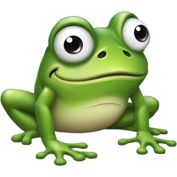 Drunk frog emoji