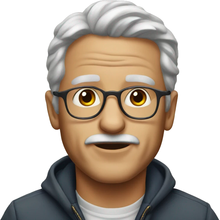 realistic portrait of old boys emoji