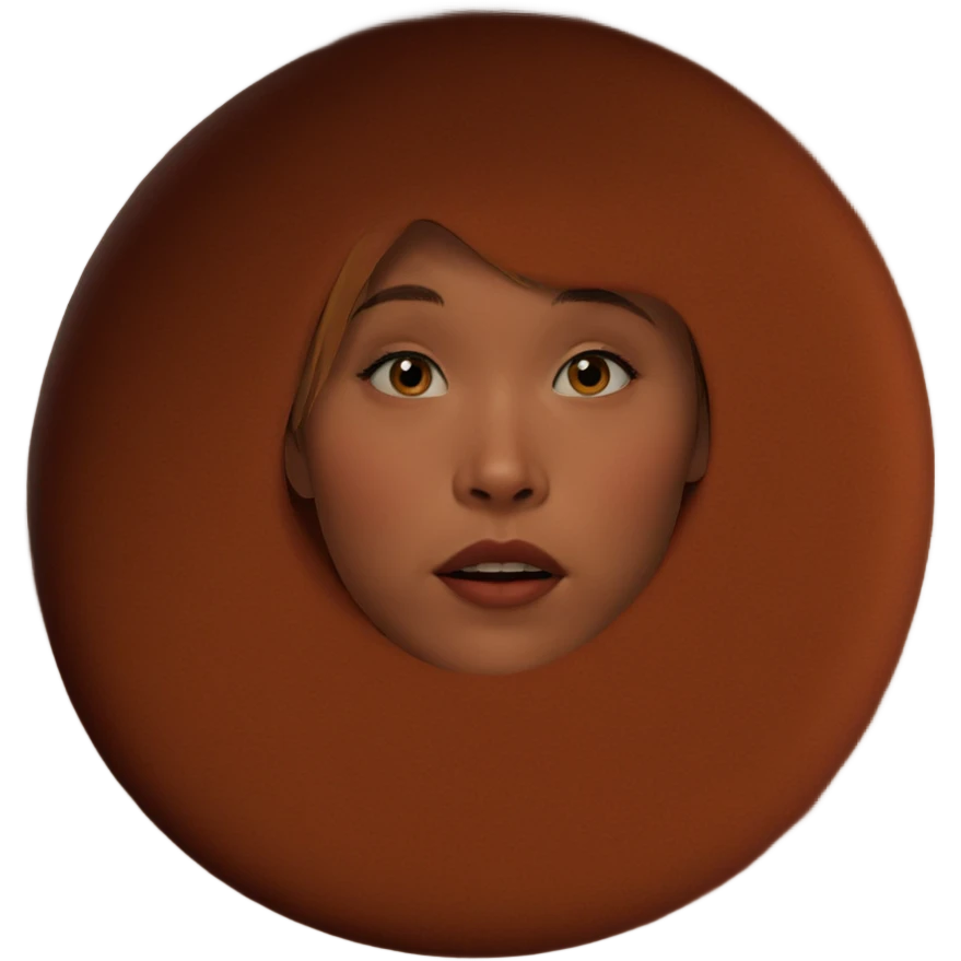 realistic portrait of girl emoji