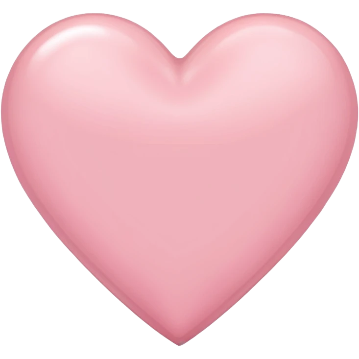 Light Pink heart emoji