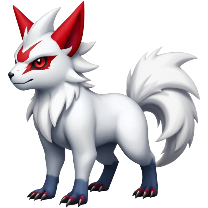 Absol-Zangoose-Fakémon-hybrid-creature (full body)  emoji