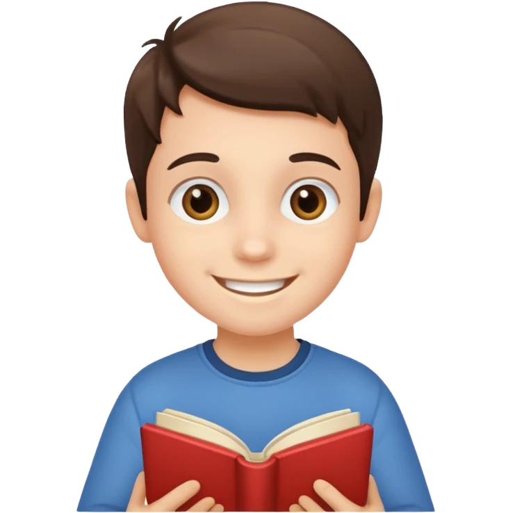 Storybook with kid emoji