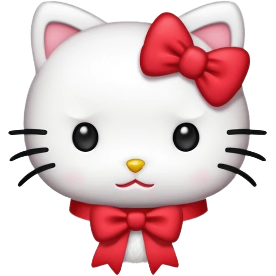 Hello kitty chibi emoji