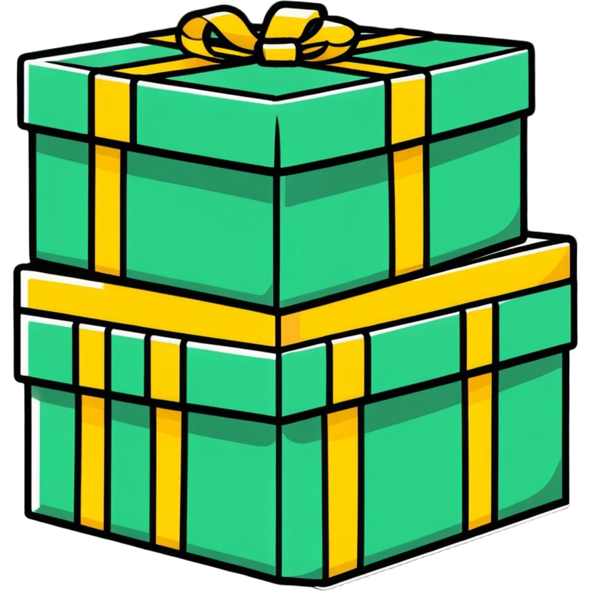 three boxes emoji