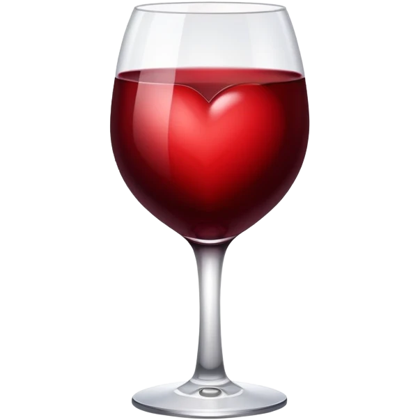 Wine-red Mahogany-red maroon-red heart shape emoji