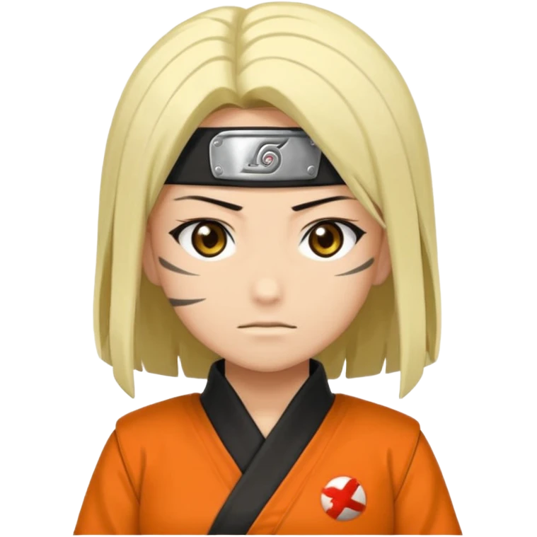 faça um emoji inspirado na personagem Tsunade Senju, do anime Naruto. emoji